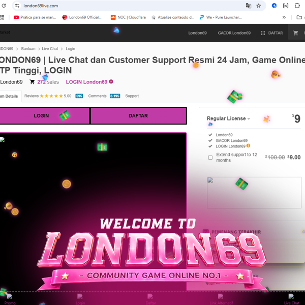 LONDON69 | Live Chat dan Customer Support Resmi 24 Jam, Game Online RTP Tinggi, LOGIN